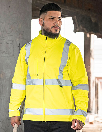 Hi-Vis Safety Softshell Jacket Turku