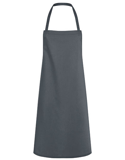 Latzschürze Faro in Anthracite (ca. Pantone 7540C), Größe 75 x 95 cm
