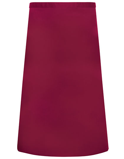 Bistroschürze Basic in Bordeaux (ca. Pantone 209C), Größe 100 x 75 cm
