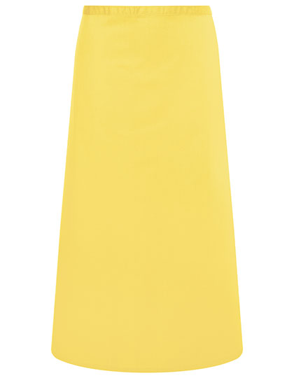 Bistroschürze Basic in Lime (ca. Pantone 4212C), Größe 100 x 75 cm