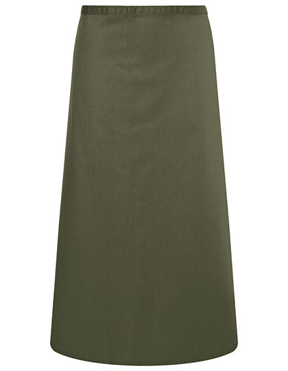 Bistroschürze Basic in Moss Green (ca. Pantone 7764C), Größe 100 x 75 cm