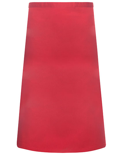 Bistroschürze Basic in Red (ca. Pantone 186C), Größe 100 x 75 cm