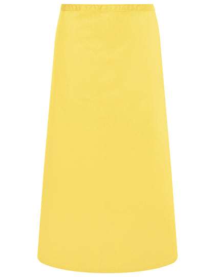 Bistroschürze Basic in Sun Yellow (ca. Pantone 127C), Größe 100 x 75 cm