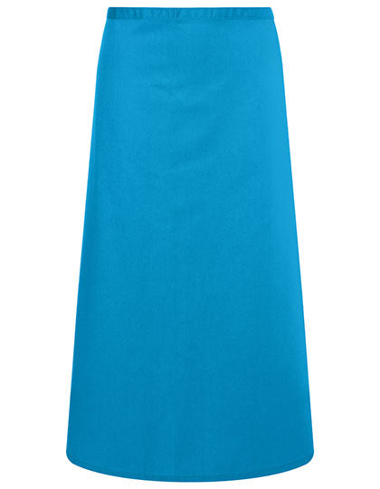 Bistroschürze Basic in Turquoise (ca. Pantone 639C), Größe 100 x 75 cm