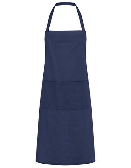 Latzschürze Denmark in Navy (ca. Pantone 533C), Größe 75 x 95 cm