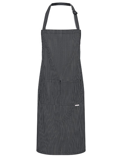 Latzschürze Carlo in Black (ca. Pantone 419C), Größe 70 x 90 cm