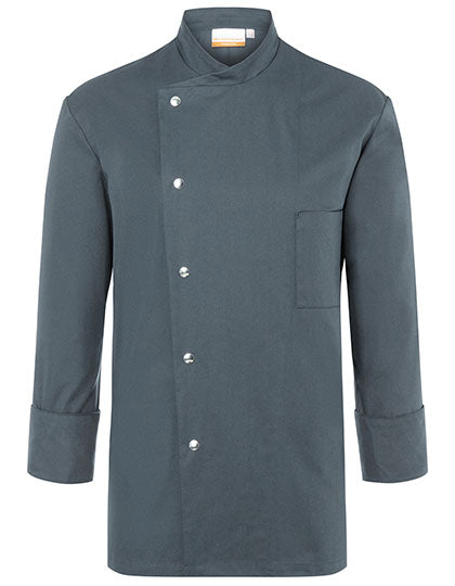 Kochjacke Lars in Anthracite (ca. Pantone 7540C), Größe 74