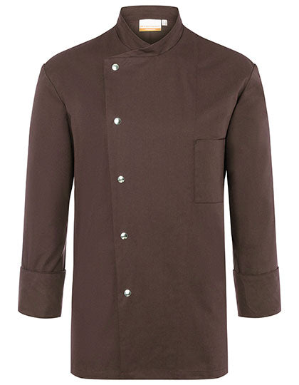 Kochjacke Lars in Light Brown (ca. Pantone 438C), Größe 74