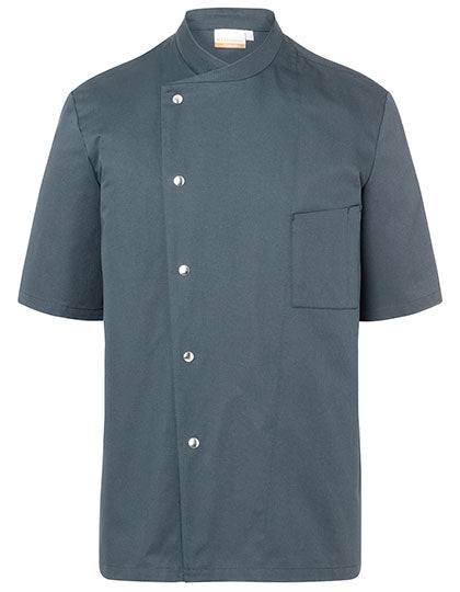 Kochjacke Gustav in Anthracite (ca. Pantone 7540C), Größe 74