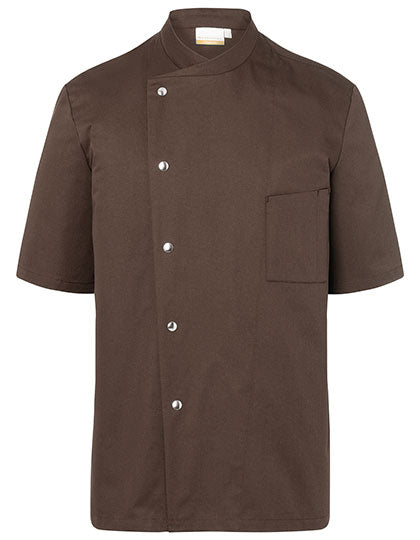 Kochjacke Gustav in Light Brown (ca. Pantone 438C), Größe 74