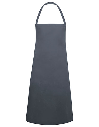 Basic Latzschürze in Anthracite (ca. Pantone 7540C), Größe 75 x 100 cm