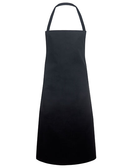 Basic Latzschürze in Black (ca. Pantone 419C), Größe 75 x 100 cm