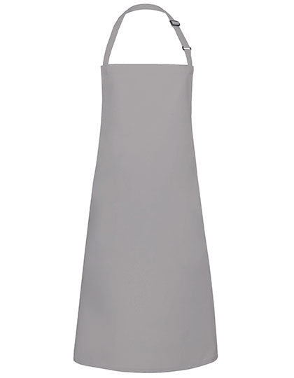 Latzschürze Basic mit Schnalle in Basalt Grey (ca. Pantone 4276C), Größe 75 x 90 cm