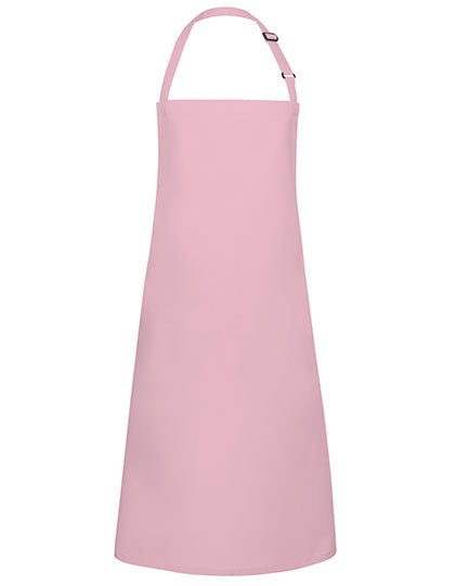 Latzschürze Basic mit Schnalle in Rose (ca. Pantone 4065C), Größe 75 x 90 cm