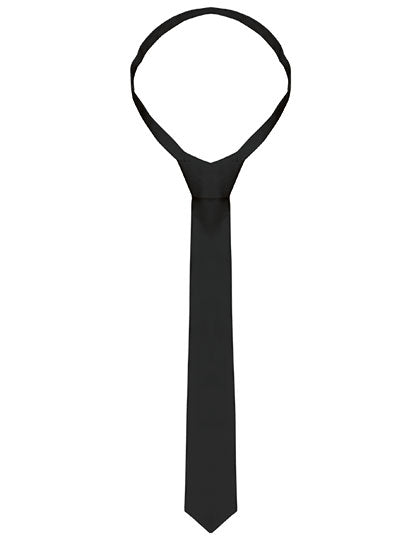 Krawatte in Black (ca. Pantone 419C), Größe 148 x 6,5 cm