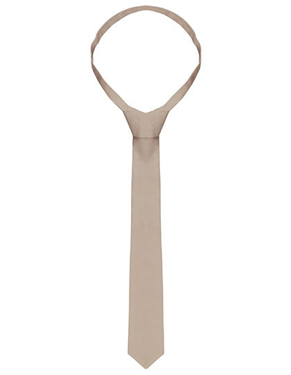 Krawatte in Sand (ca. Pantone 7529C), Größe 148 x 6,5 cm