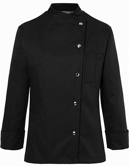 Kochjacke Larissa in Black (ca. Pantone 419C), Größe 58