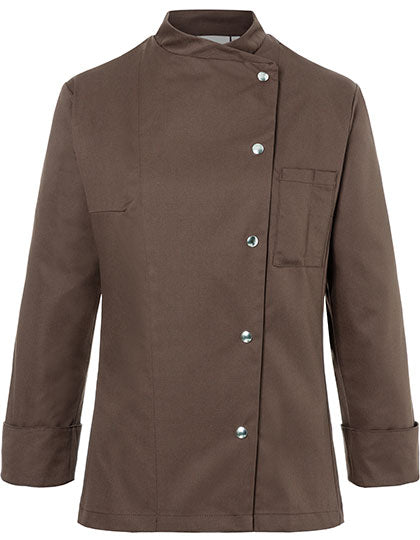 Kochjacke Larissa in Light Brown (ca. Pantone 438C), Größe 58