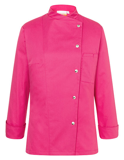 Kochjacke Larissa in Pink (ca. Pantone 7636C), Größe 58