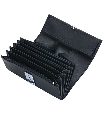 Kellnerbörse (Geldbörse) in Black (ca. Pantone 419C), Größe 18,2 x 10 x 4,5 cm