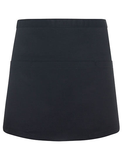 Vorbinder Basic mit Tasche in Black (ca. Pantone 419C), Größe 60 x 35 cm