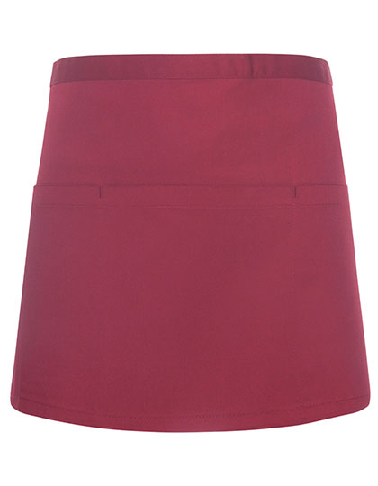 Vorbinder Basic mit Tasche in Bordeaux (ca. Pantone 209C), Größe 60 x 35 cm