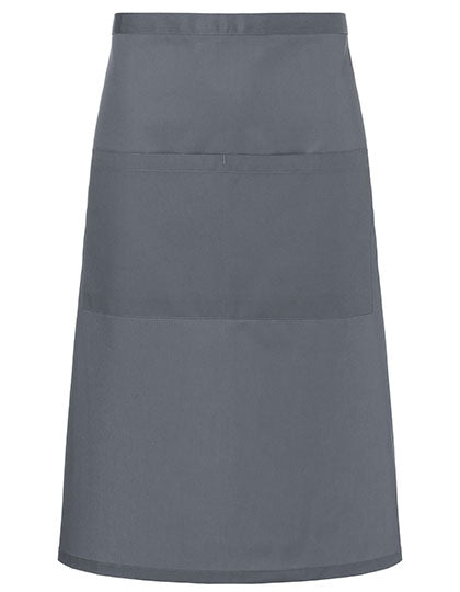 Bistroschürze Basic mit Tasche in Anthracite (ca. Pantone 7540C), Größe 70 x 70 cm