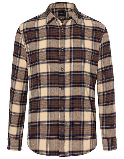 Herren Karohemd Urban in Sahara (ca. Pantone 467C), Größe 3XL