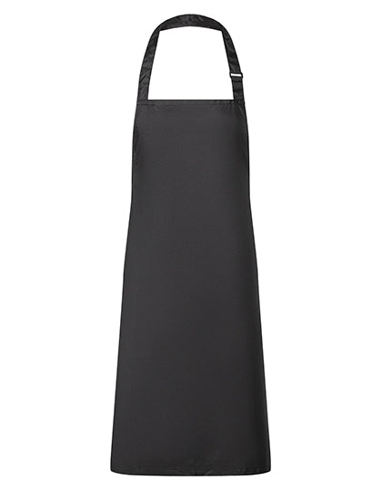 Wasserdichte Latzschürze mit Schnalle in Black (ca. Pantone 419C), Größe 72 x 86 cm