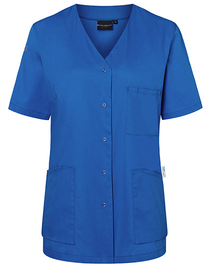 Kurzarm Damenkasack Essential in Royal Blue (ca. Pantone 3506C), Größe 56