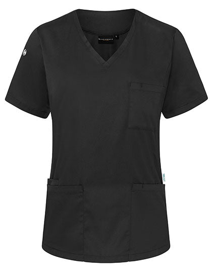 Damen-Schlupfkasack Essential in Black (ca. Pantone 419C), Größe 3XL