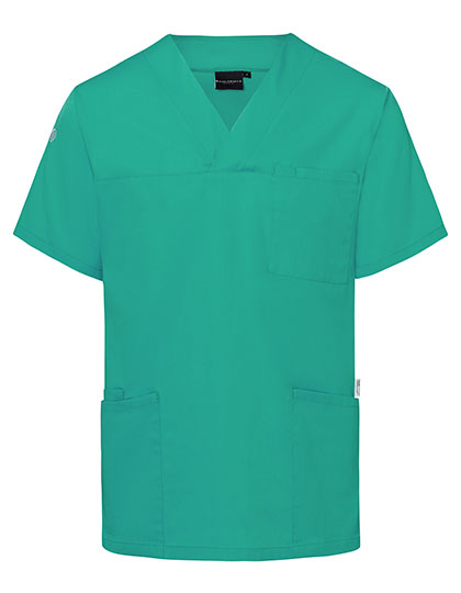 Herren-Schlupfkasack Essential in Emerald Green (ca. Pantone 7717C), Größe 5XL