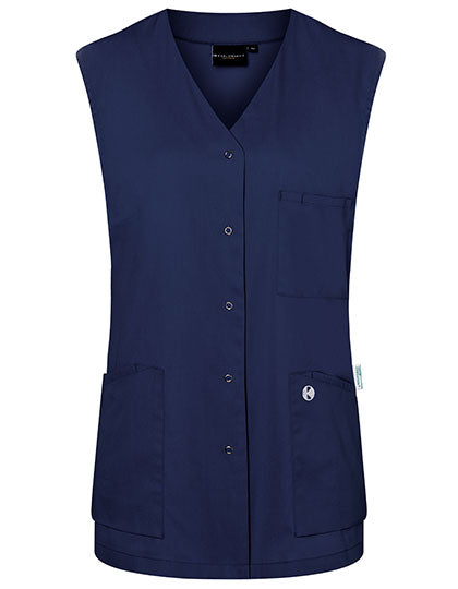 Ärmelloser Damenkasack Essential in Navy (ca. Pantone 533C), Größe 56