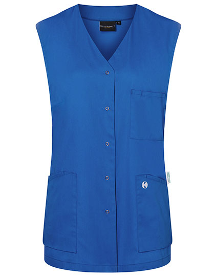 Ärmelloser Damenkasack Essential in Royal Blue (ca. Pantone 3506C), Größe 56