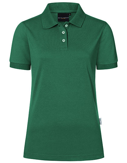 Damen Workwear Poloshirt Modern-Flair in Forest Green (ca. Pantone 554C), Größe 3XL