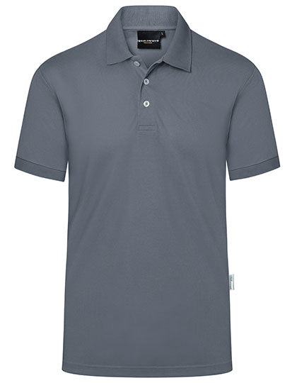 Herren Workwear Poloshirt Modern-Flair in Anthracite (ca. Pantone 7540C), Größe 5XL