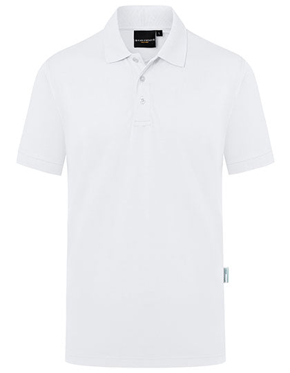 Herren Workwear Poloshirt Modern-Flair in White, Größe 5XL