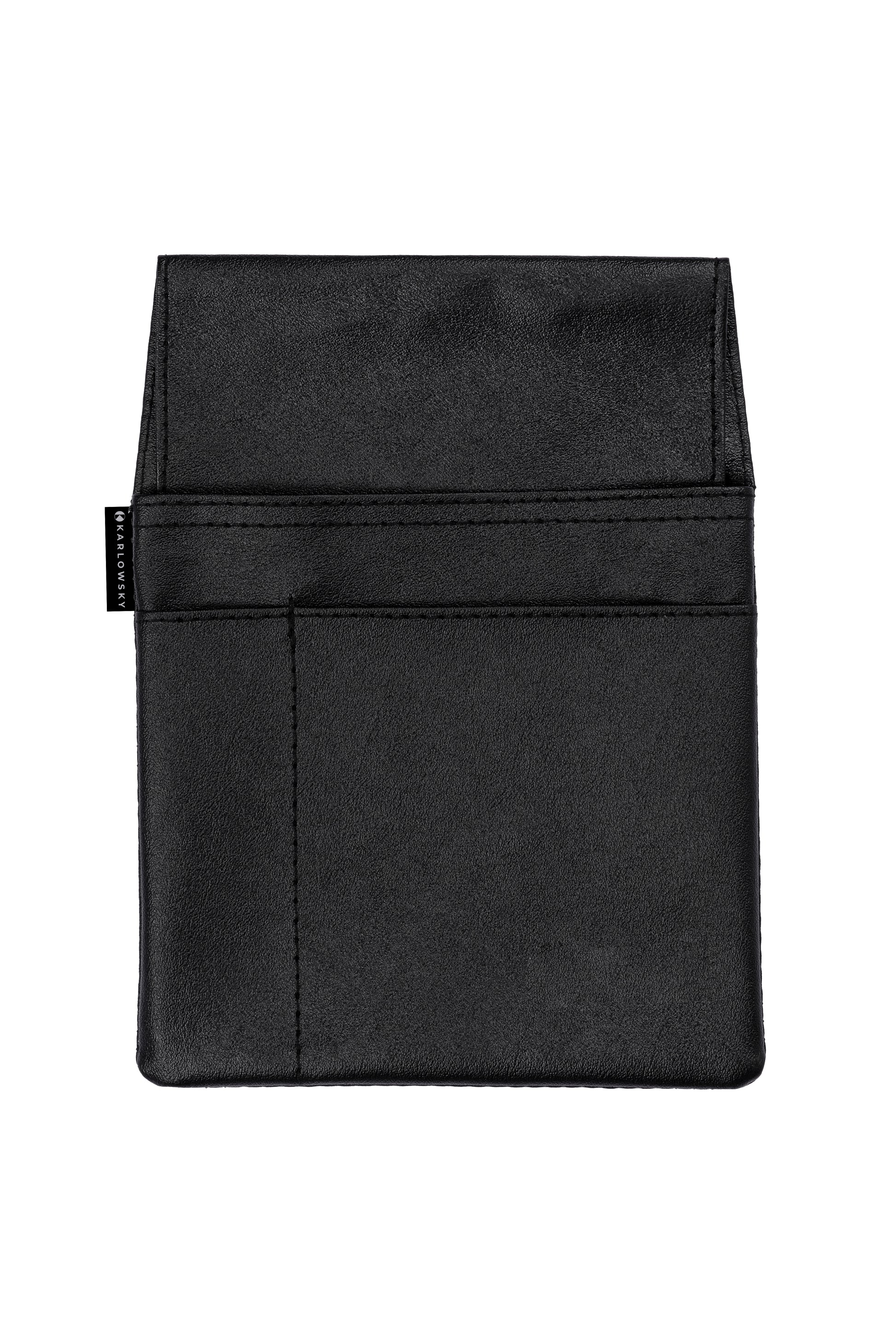 Kassierhalfter mit Gürteldurchzug in Black (ca. Pantone 419C), Größe 16 x 22 cm