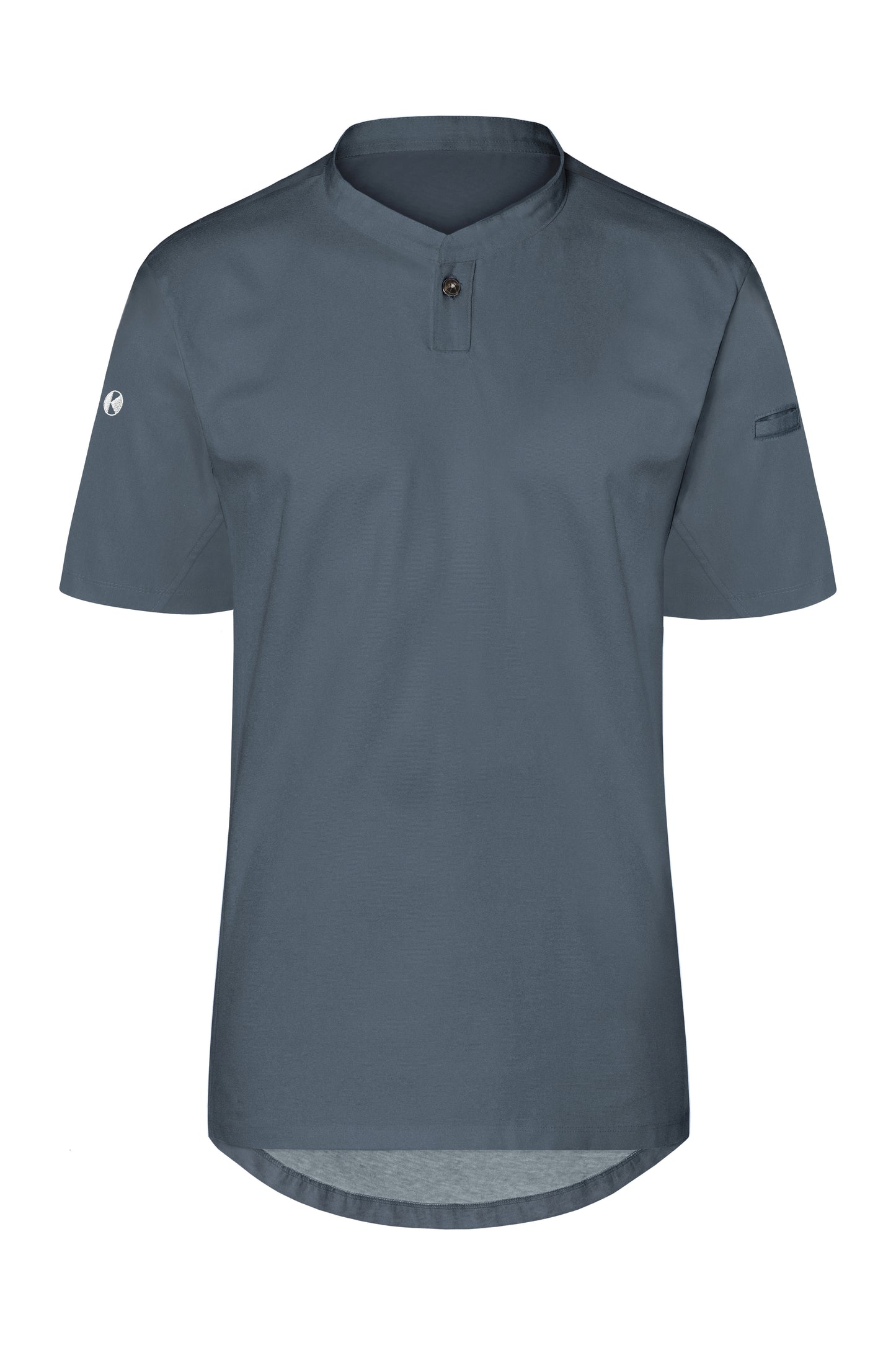 Kurzarm Damen-Arbeitsshirt Performance in Anthracite (ca. Pantone 7540C), Größe 3XL
