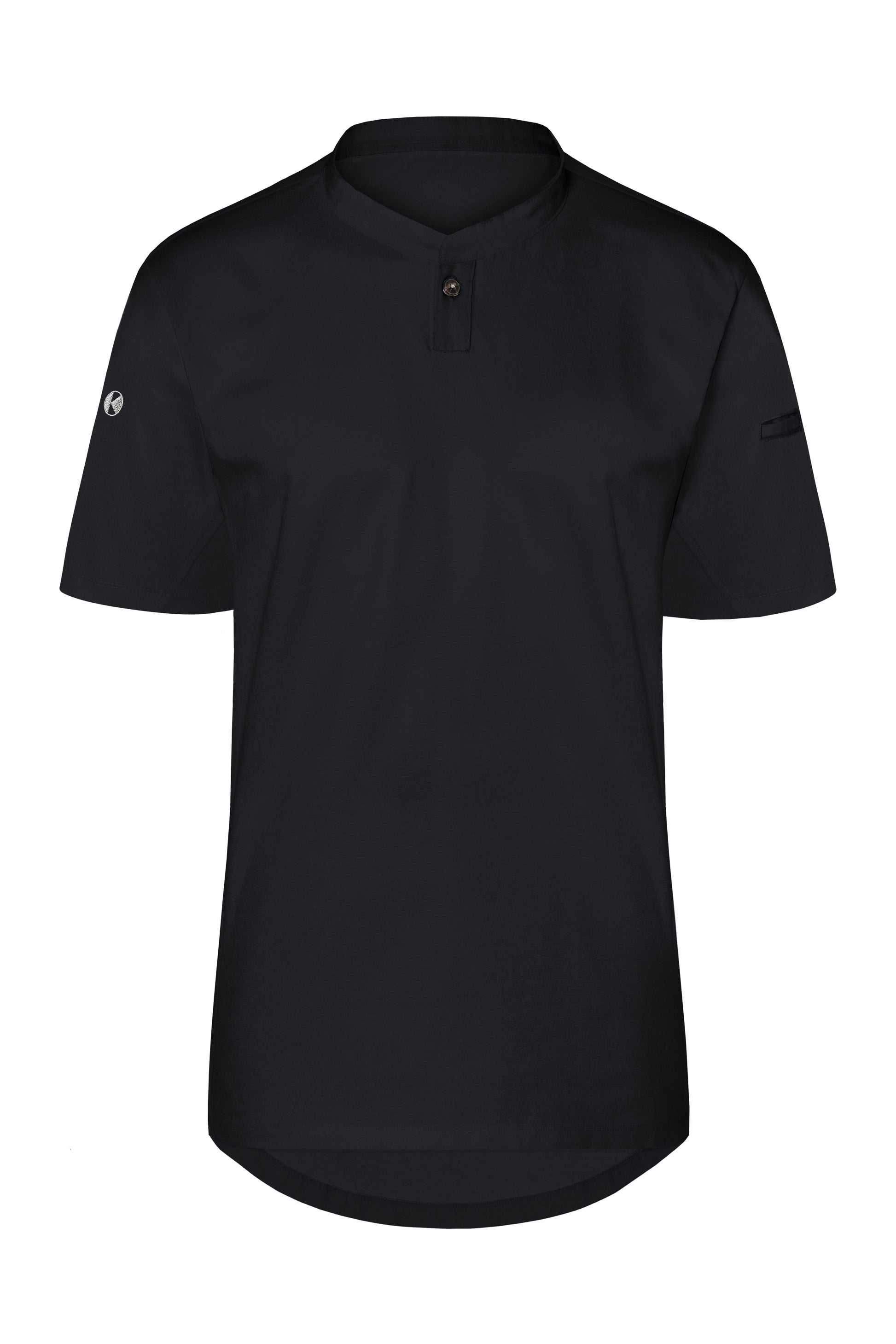 Kurzarm Damen-Arbeitsshirt Performance in Black (ca. Pantone 419C), Größe 3XL