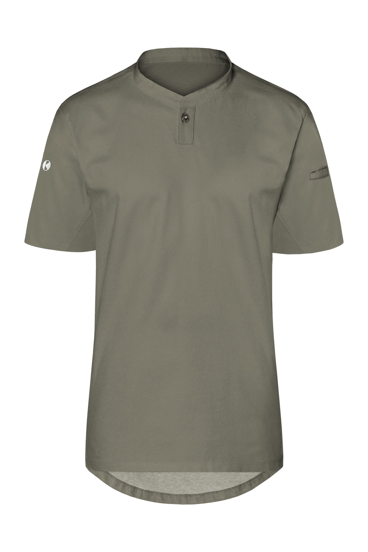 Kurzarm Damen-Arbeitsshirt Performance in Sage (ca. Pantone 416C), Größe 3XL