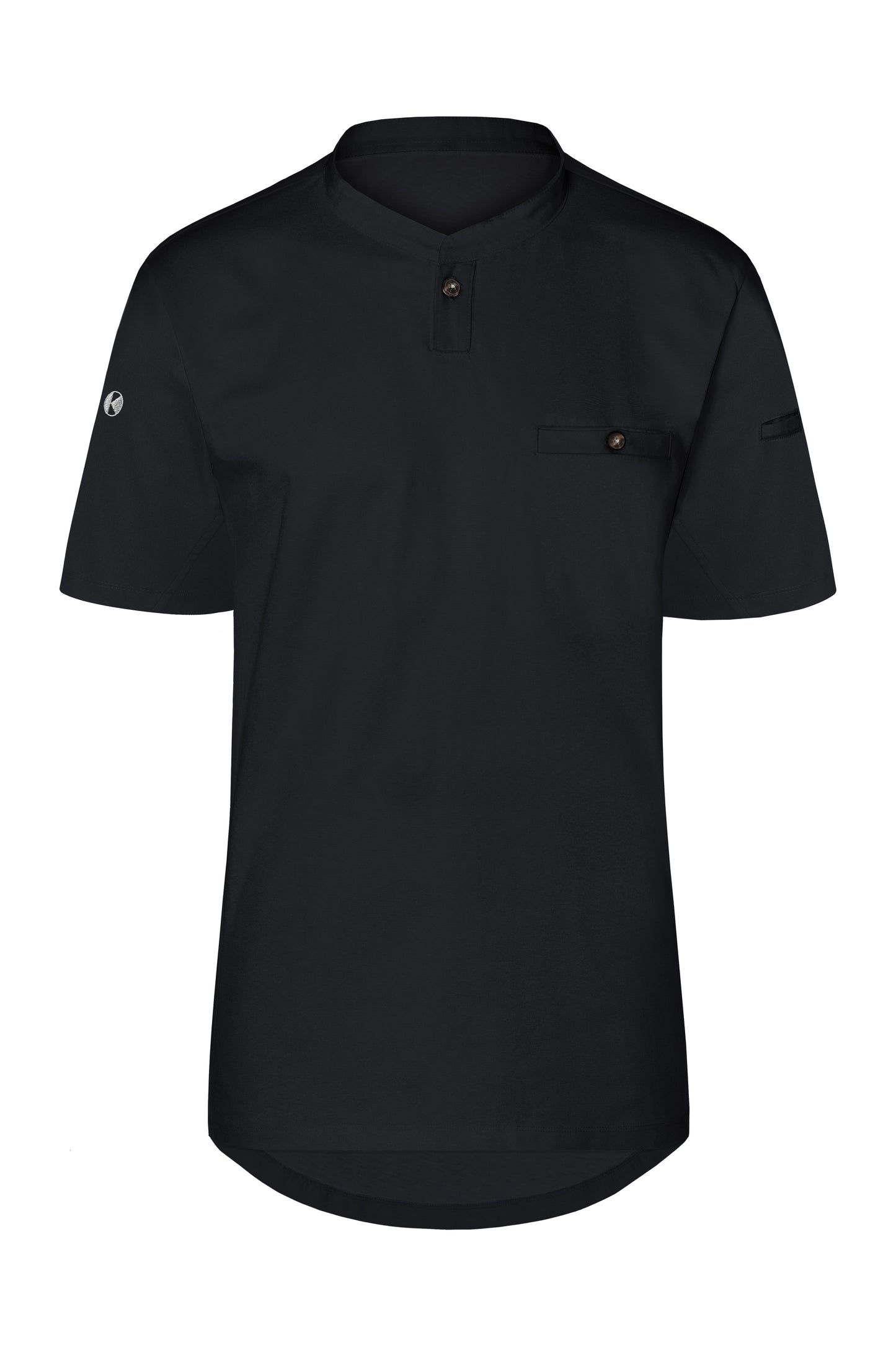 Kurzarm Herren-Arbeitsshirt Performance in Black (ca. Pantone 419C), Größe 5XL