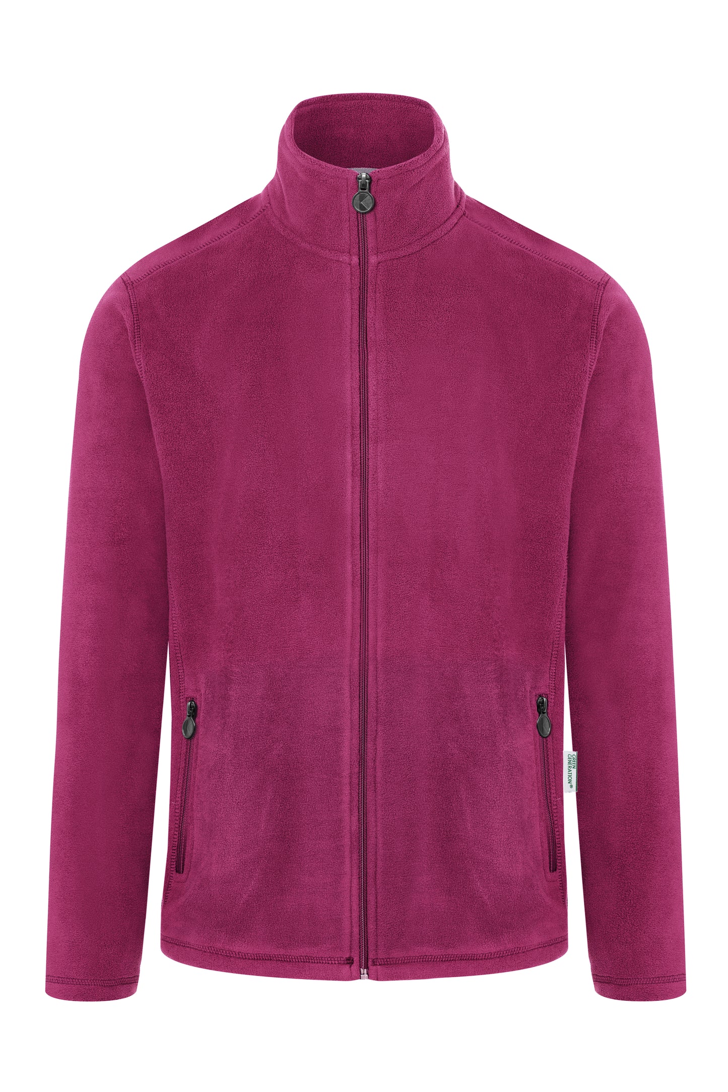 Herren Workwear Fleecejacke Warm-Up in Fuchsia (ca. Pantone 689C), Größe 5XL