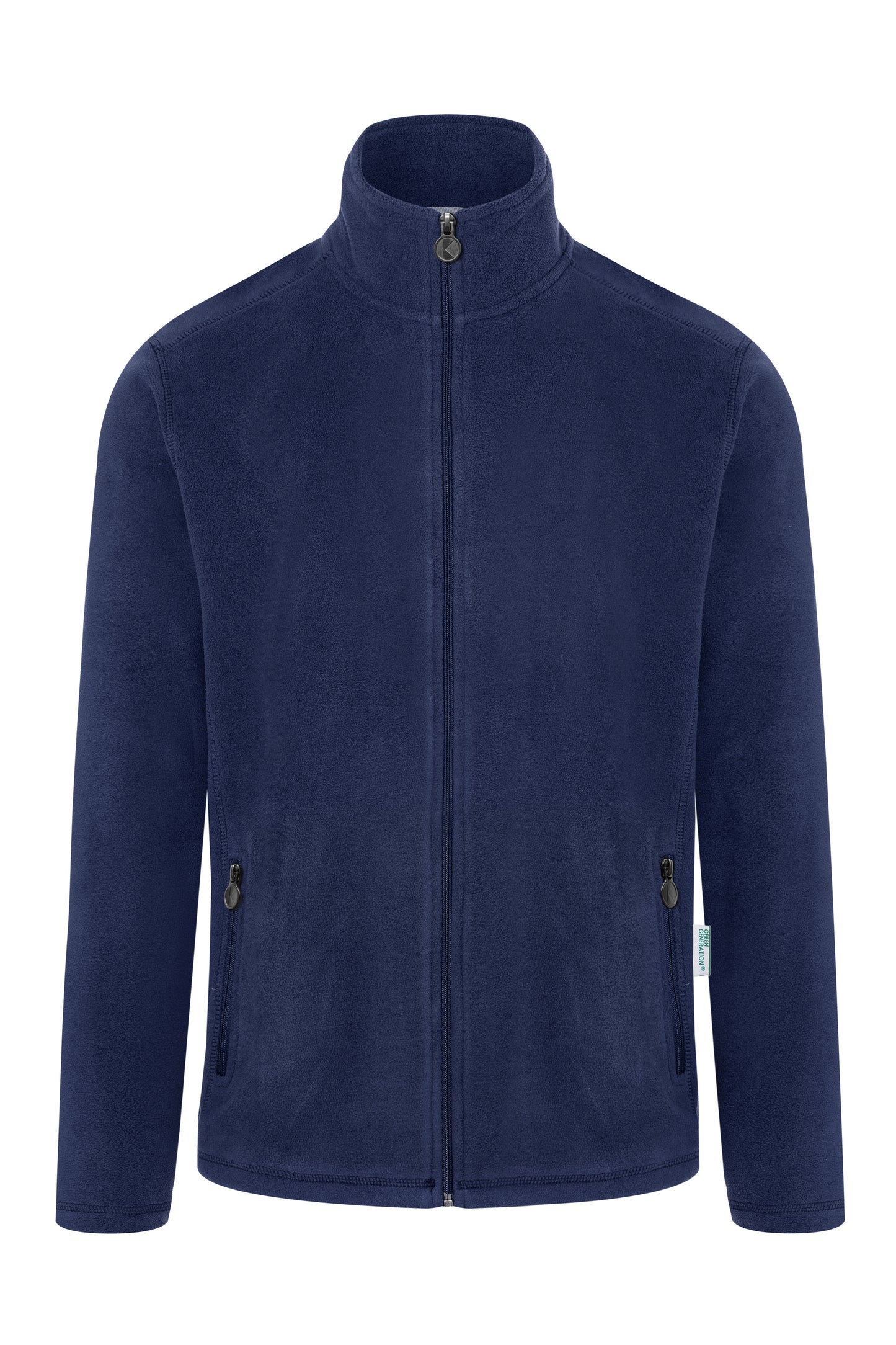 Herren Workwear Fleecejacke Warm-Up in Navy (ca. Pantone 533C), Größe 5XL