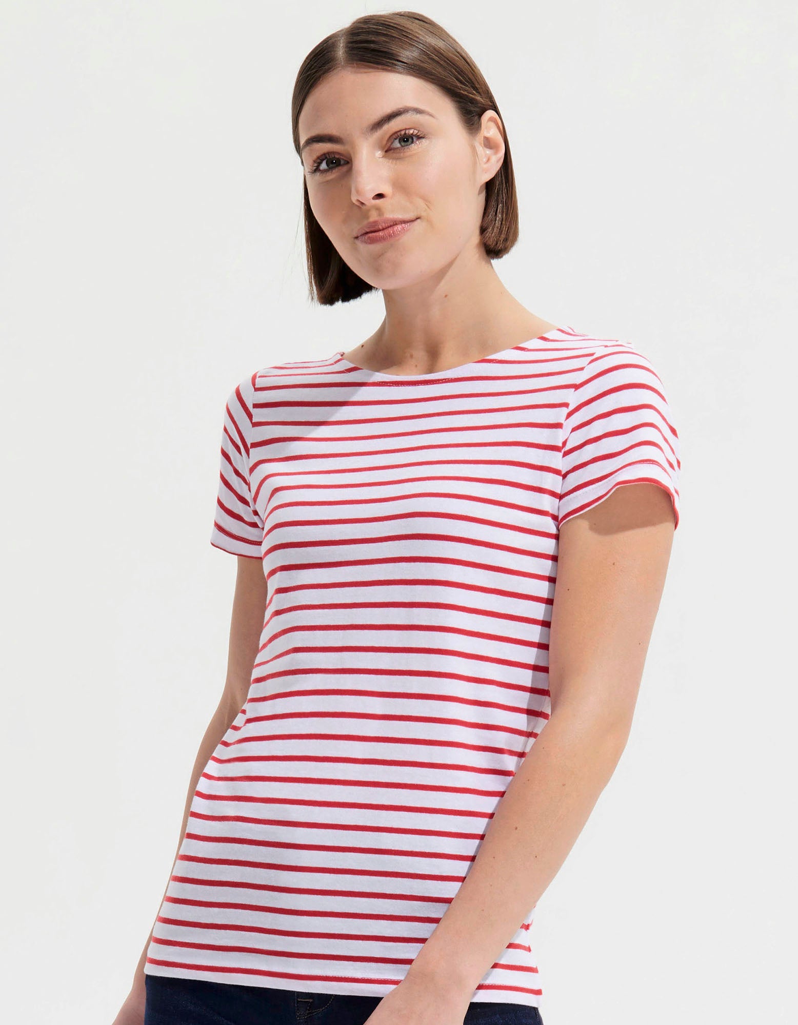 Women´s Round Neck Striped T-Shirt Miles