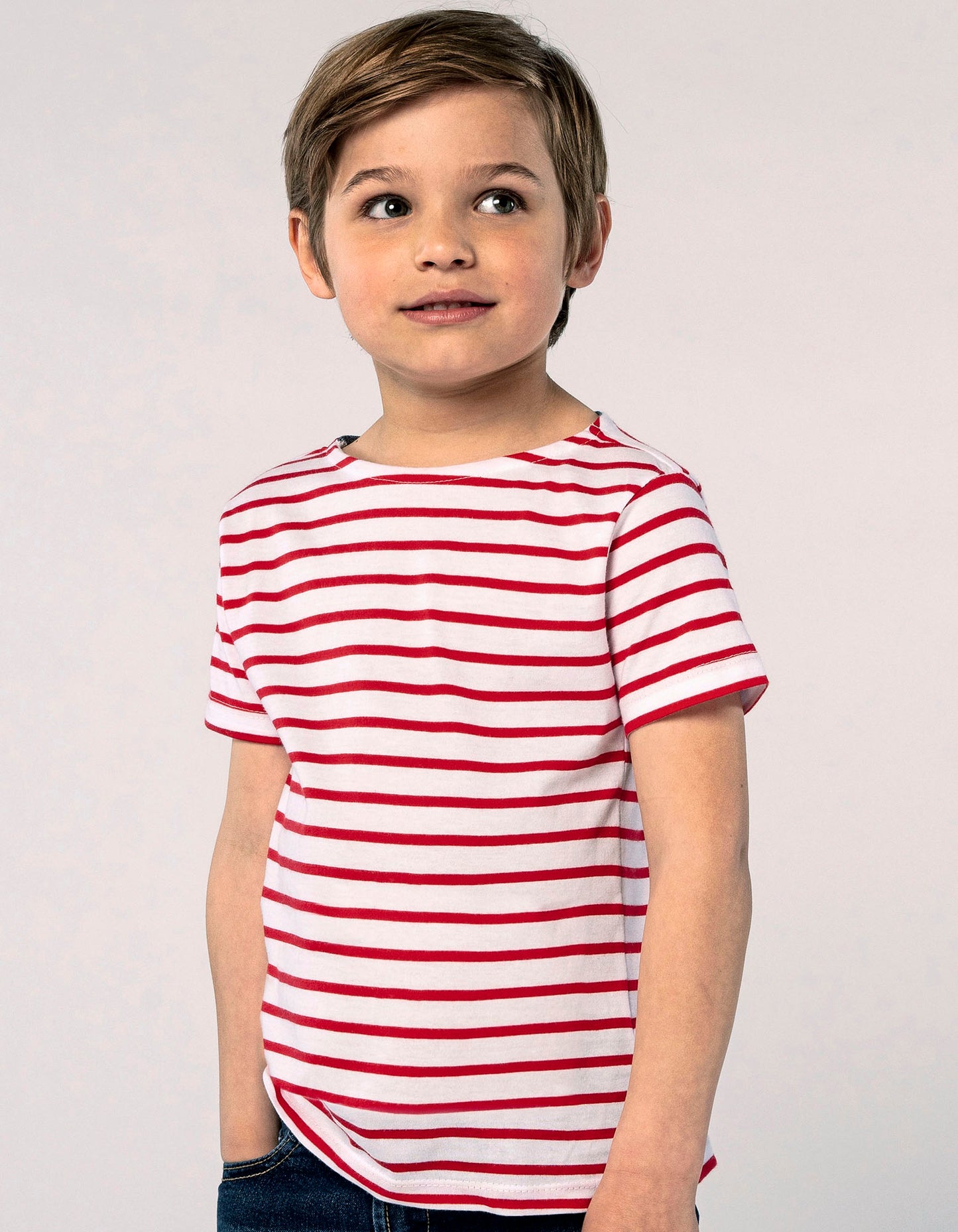 Kids´ Round Neck Striped T-Shirt Miles