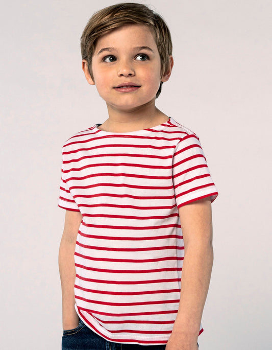 Kids´ Round Neck Striped T-Shirt Miles