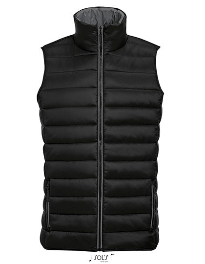 Men´s Lightweight Bodywarmer Wave in Black, Größe 3XL