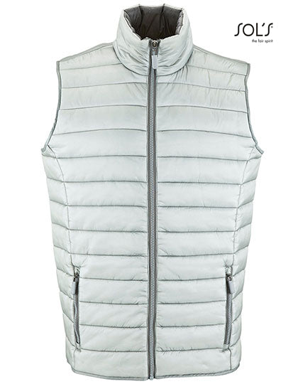 Men´s Lightweight Bodywarmer Wave in Metal Grey, Größe 3XL