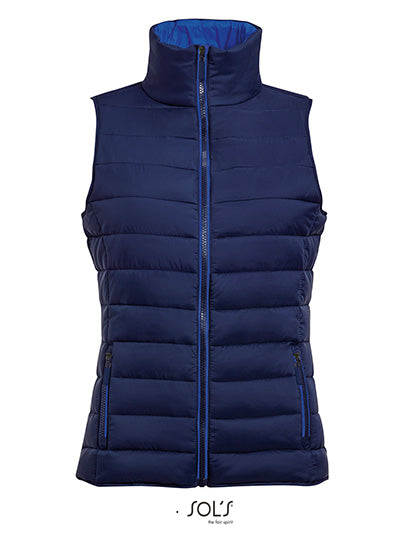Women´s Lightweight Bodywarmer Wave in Navy, Größe XXL